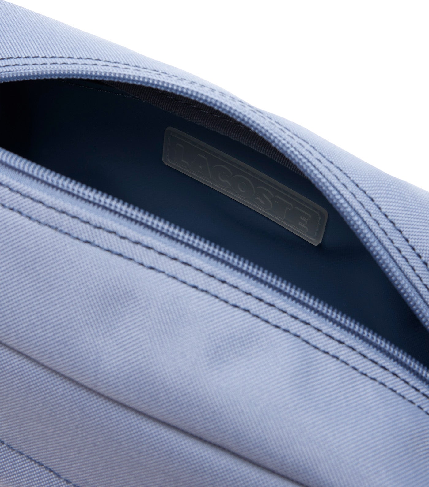 Lacoste Landscape Crocodile Vanity Bag Mountain Croc Flint Stone