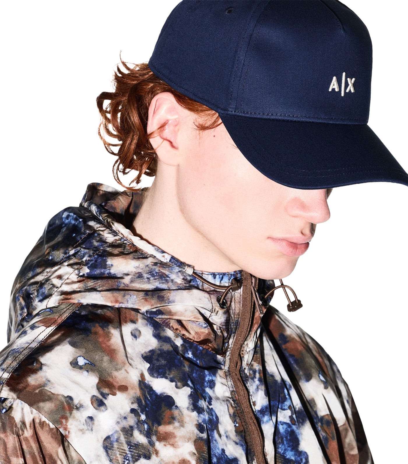 Logo Cap Curved Visor Dress Blue