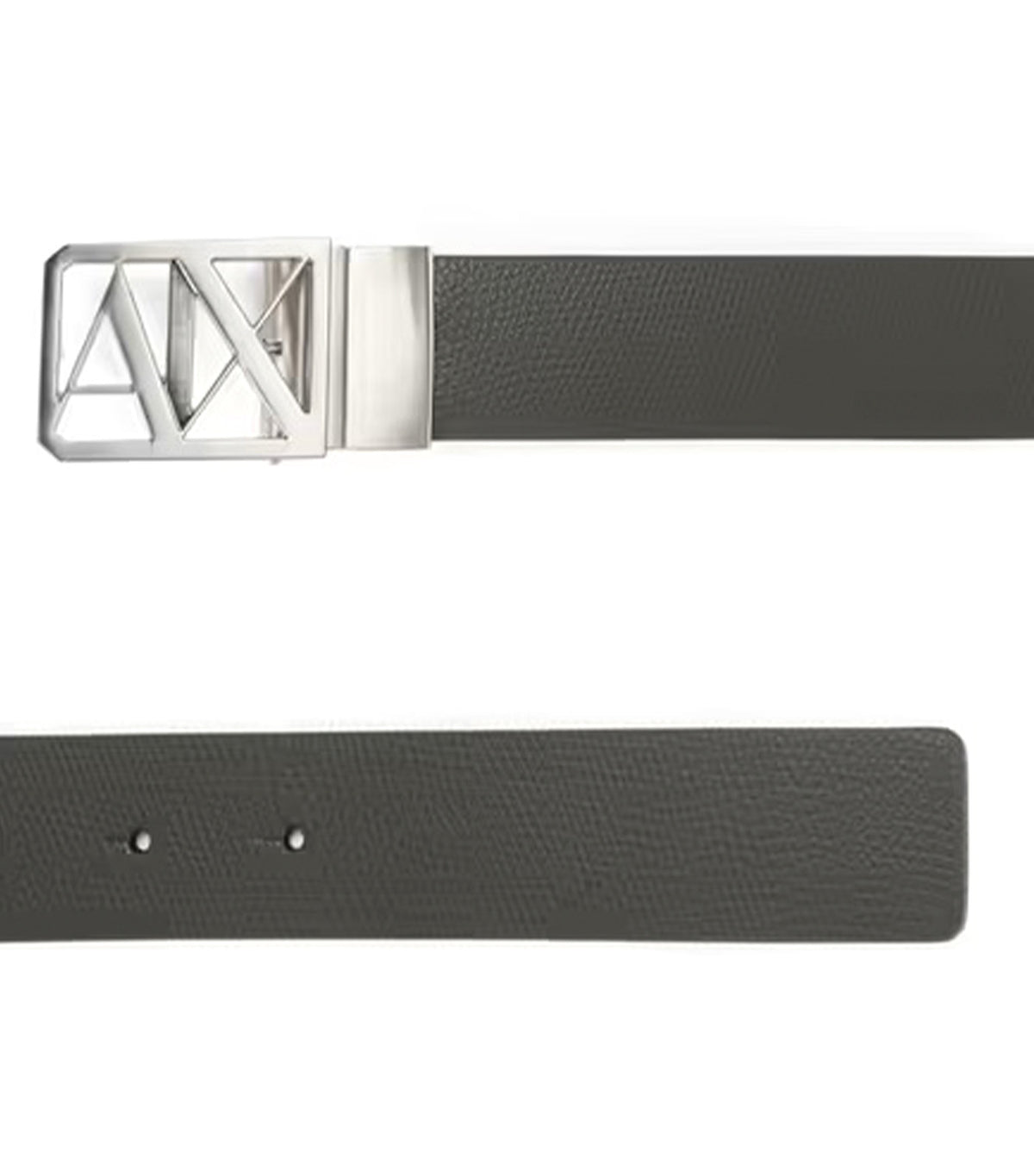 Reversible Belt with Logo Navy