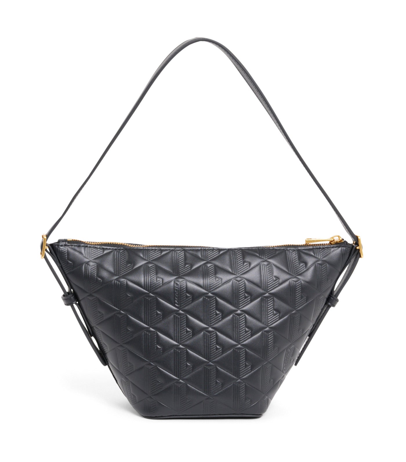 Small Maheki Embossed Leather Hobo Bag