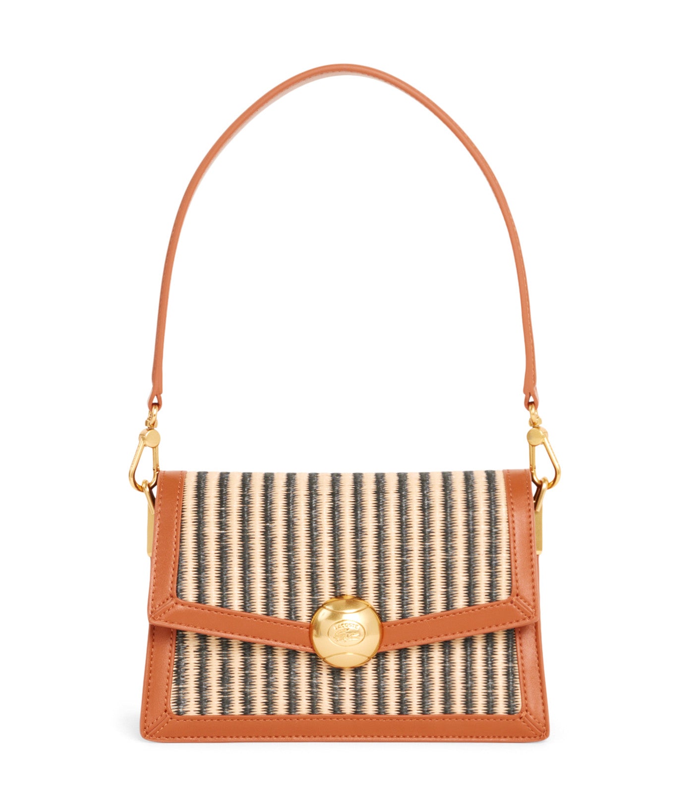 Summer Pack Raffia Shoulder Bag Natural Noir Tan
