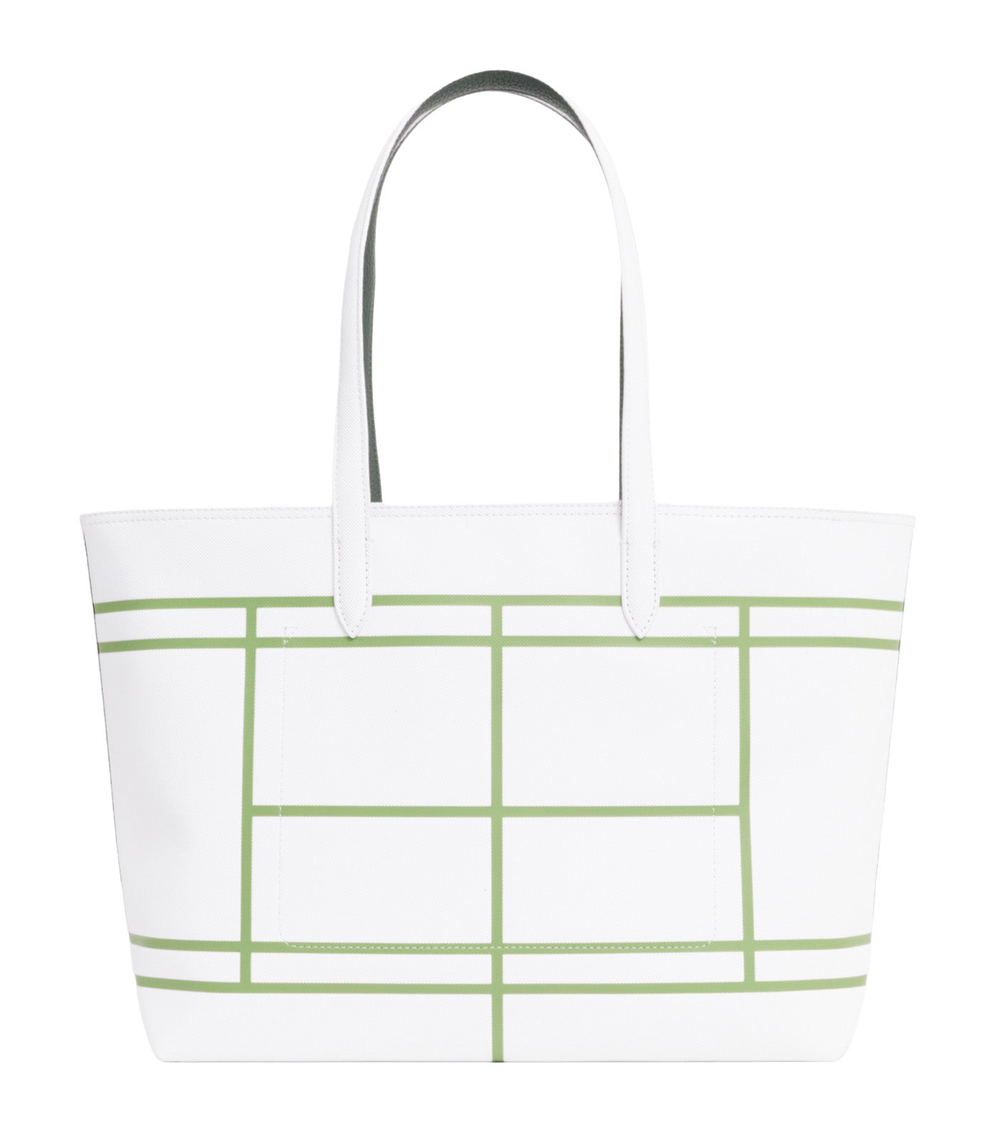 Anna Reversible Zipped Tote Blanc Sinople