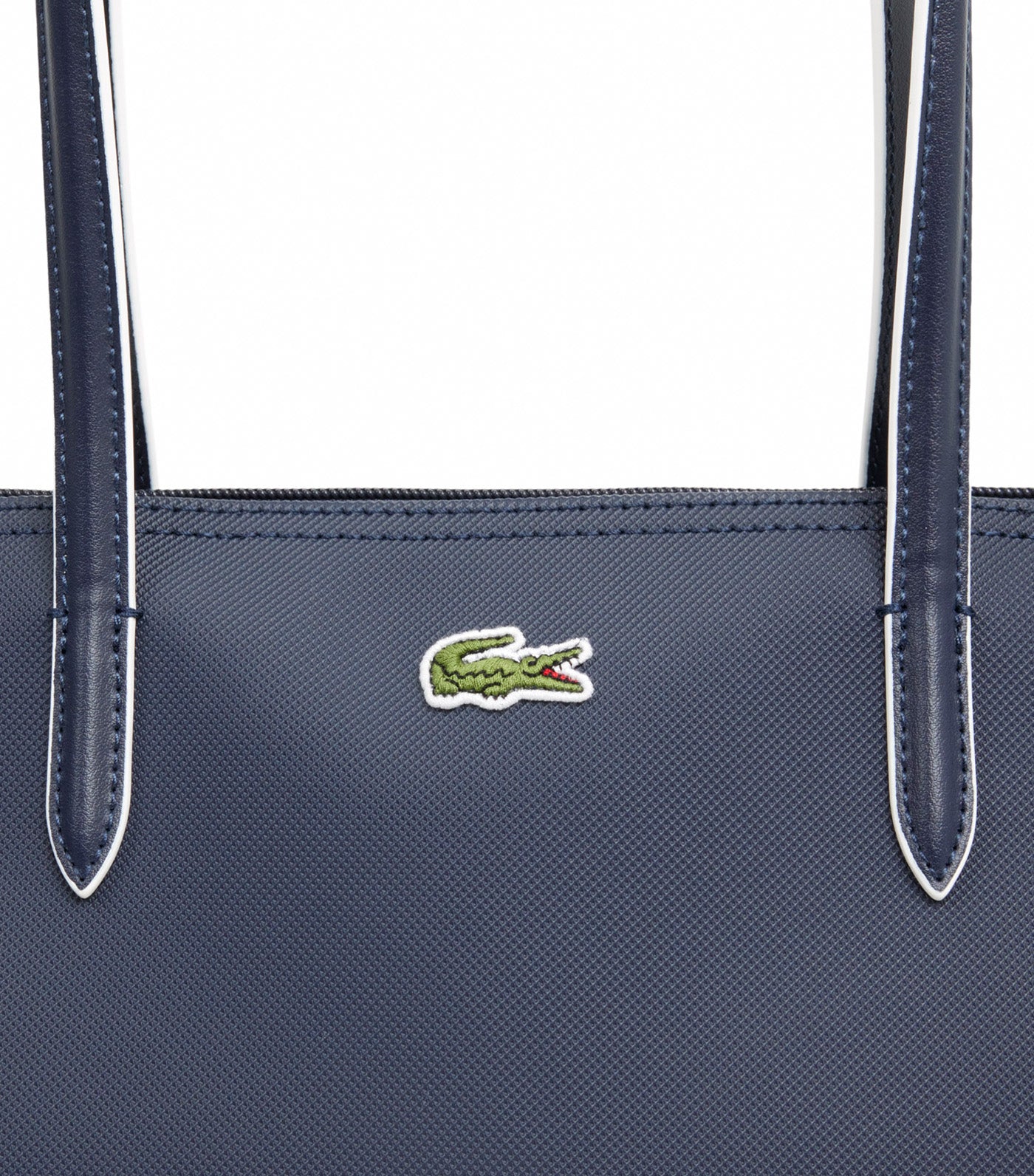 Large L.12.12 Concept Tote Peacoat Bright White