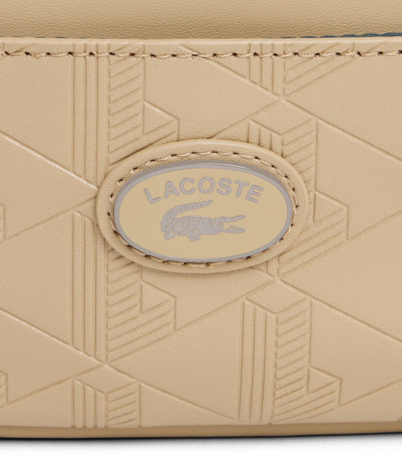 Vertical Leather Monogram Satchel