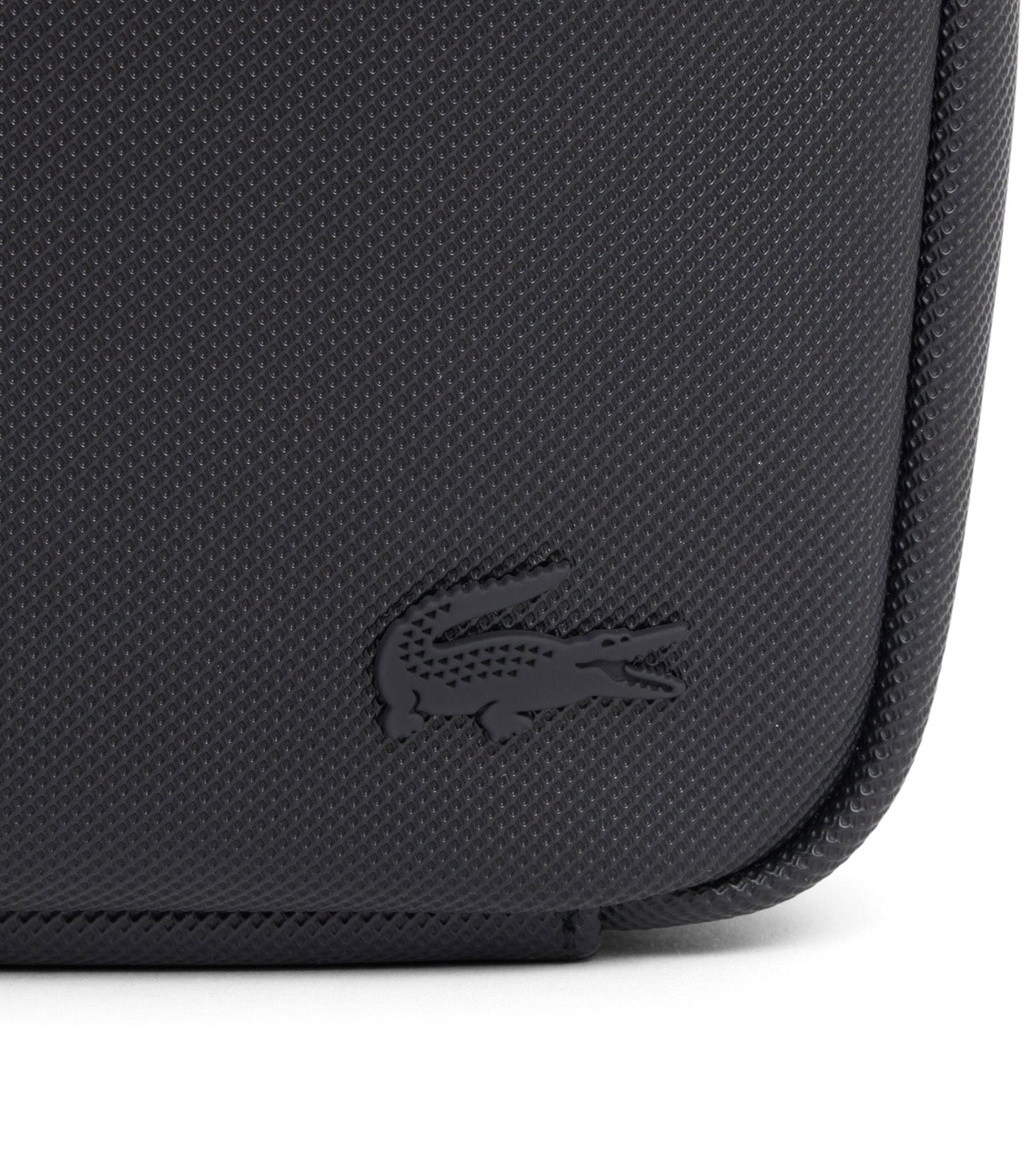 Men's Classic Petit Piqué Reporter Bag Noir