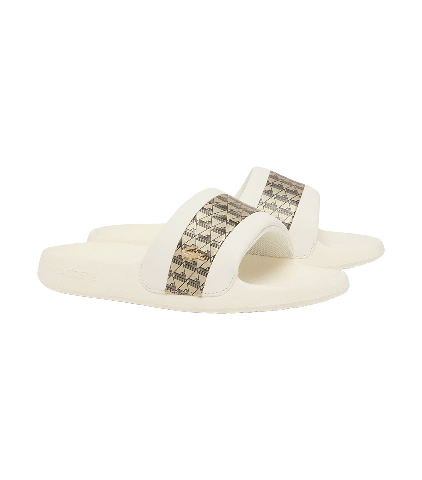 Women's Serve Slides Hybrid Off White/Gold