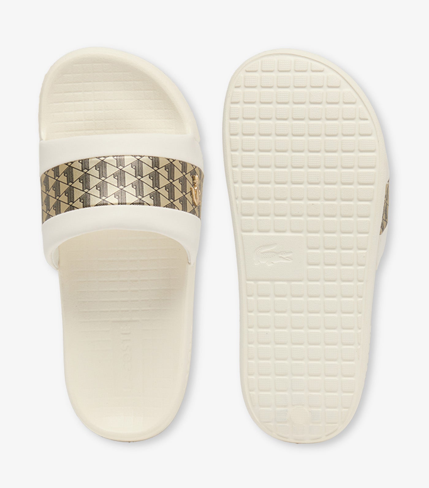 Women's Serve Slides Hybrid Off White/Gold