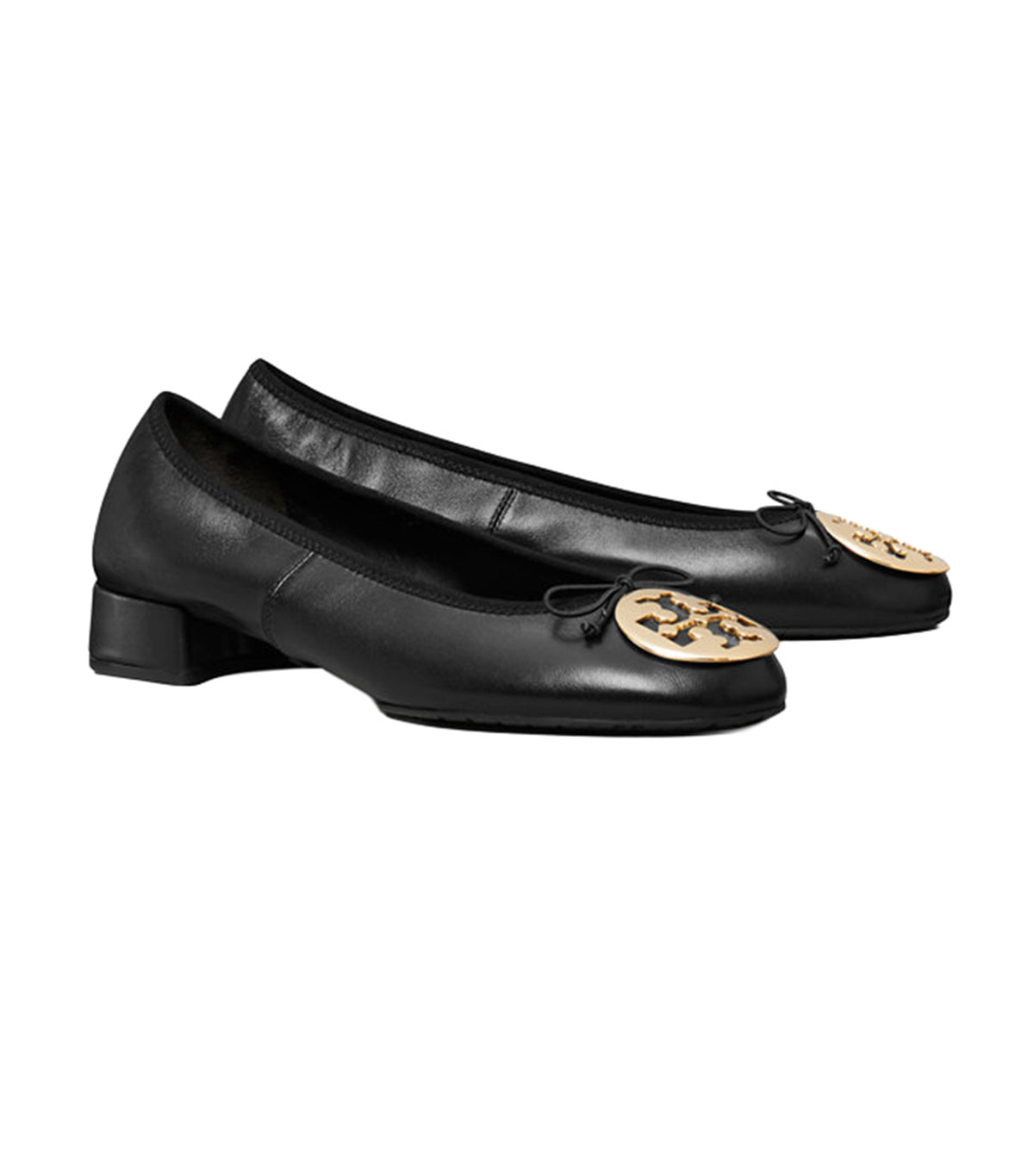 Reva Heeled Ballet Perfect Black/Gold
