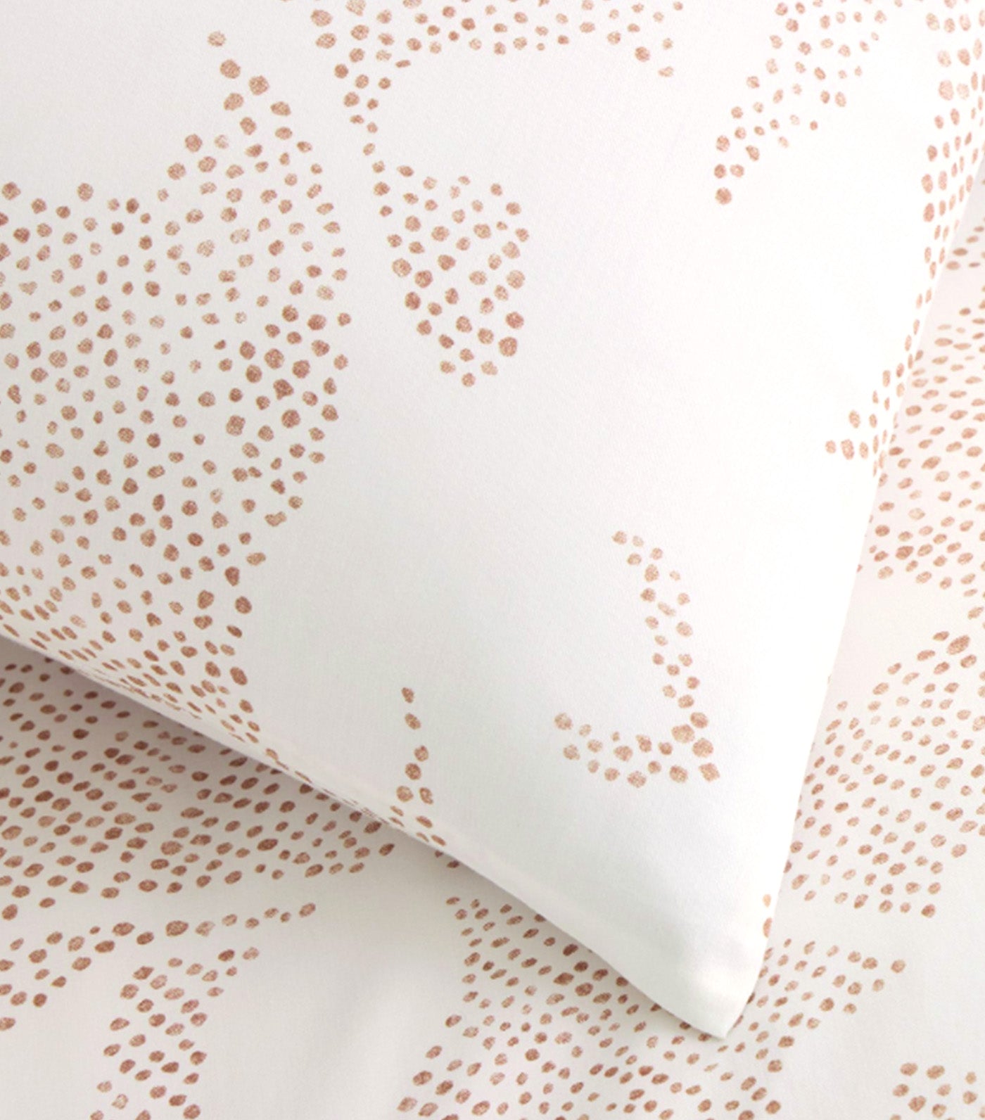Silhouette Dotted Floral Duvet Cover & Shams
