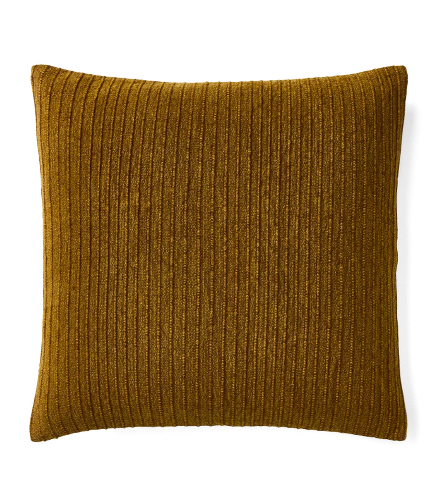 Jute Simple Line Pillow Cover Honey