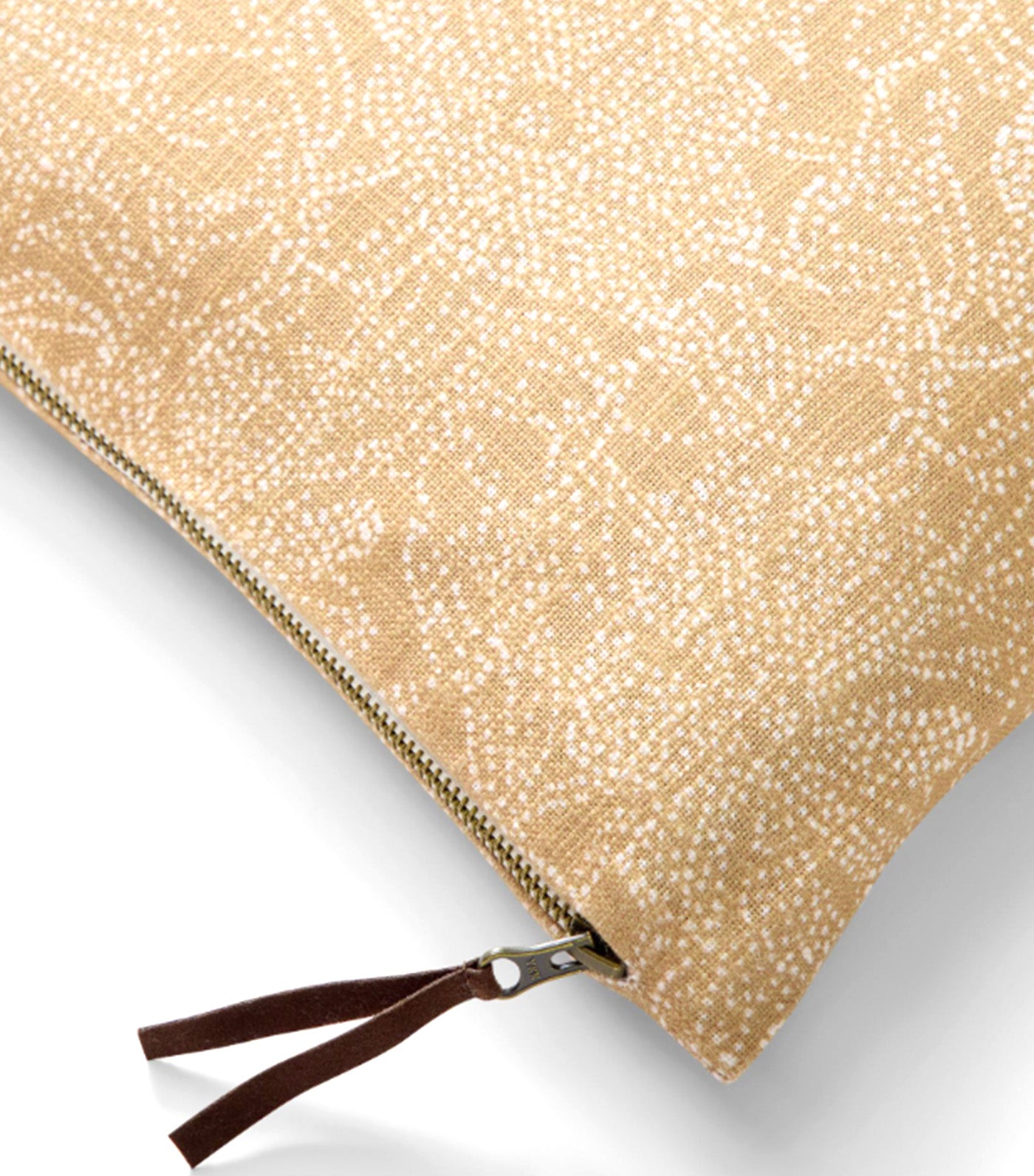 Dotted Floral Pillow Cover