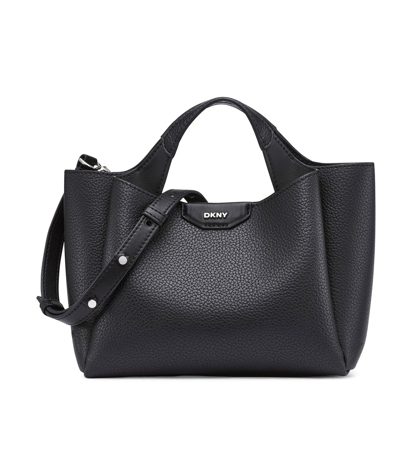 DKNY Willa Mini Satchel Black/Silver