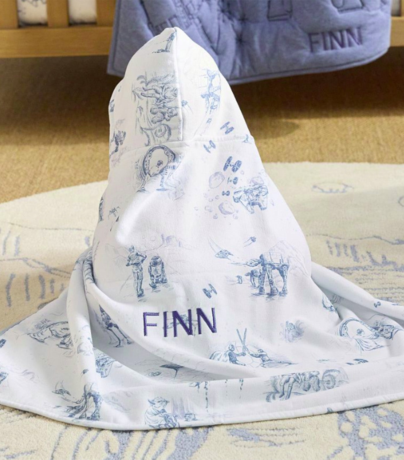 Star Wars™ Toile Baby Hooded Towel Multi