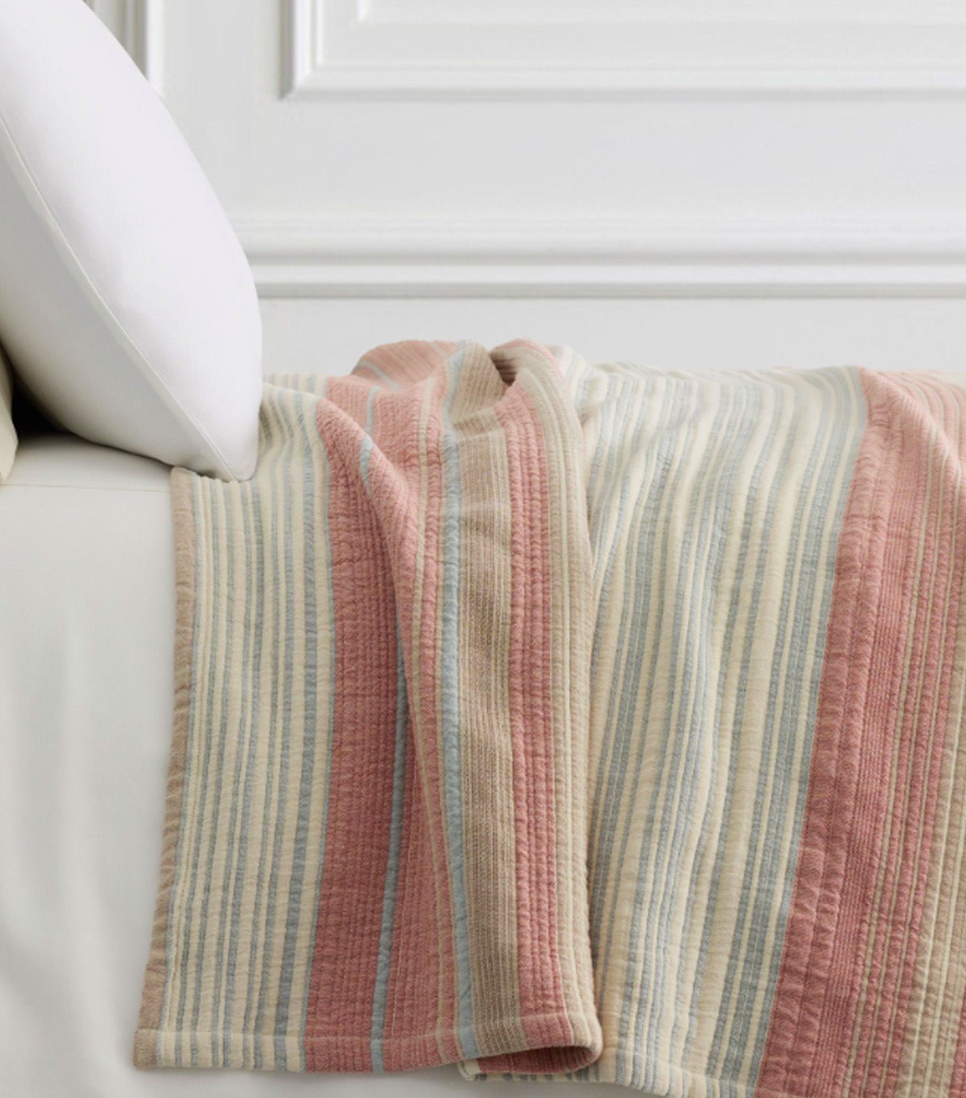 Bold Stripe Blanket Red Multicolor