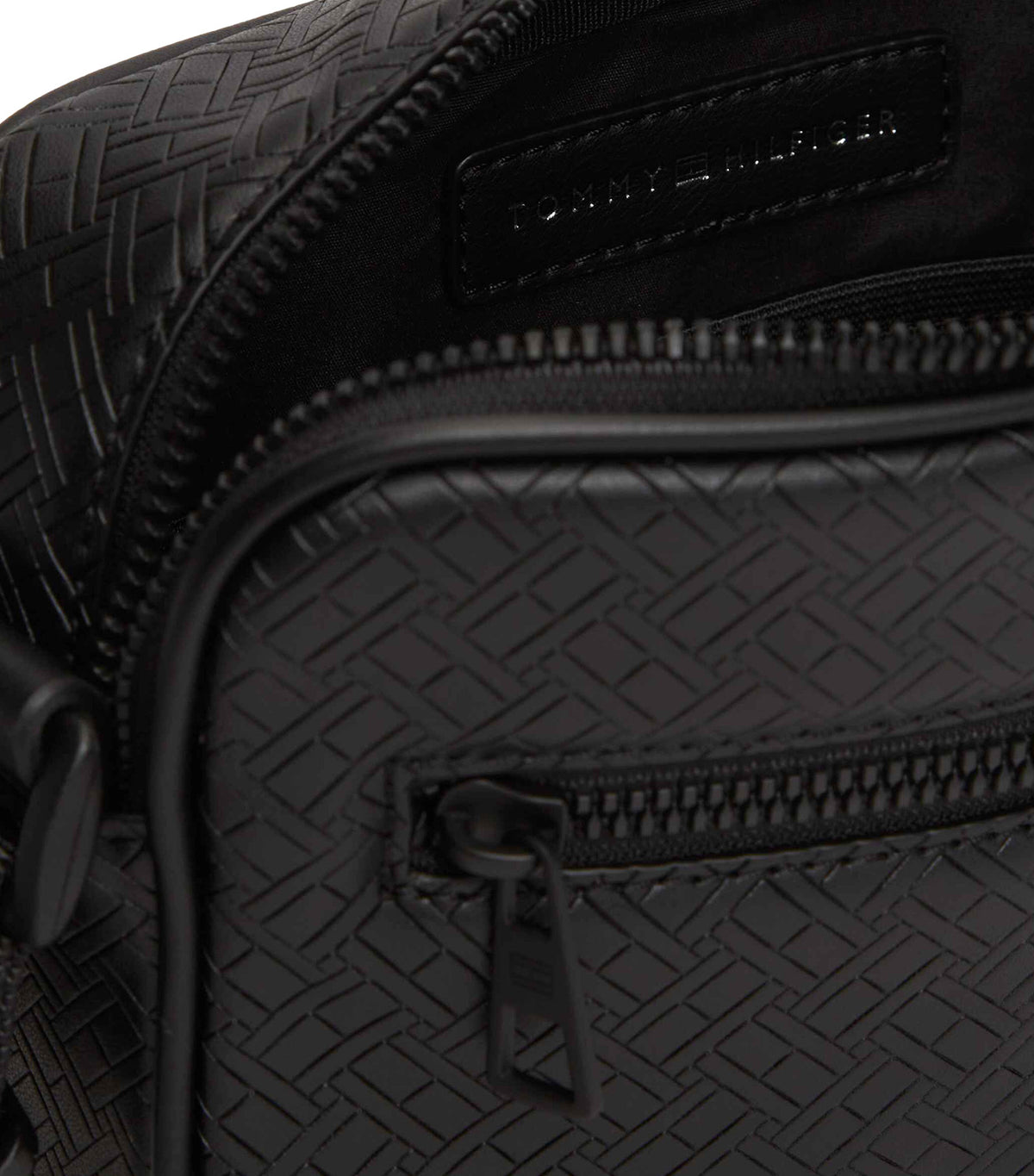 Men's Embossed Flag Modular Bag Black