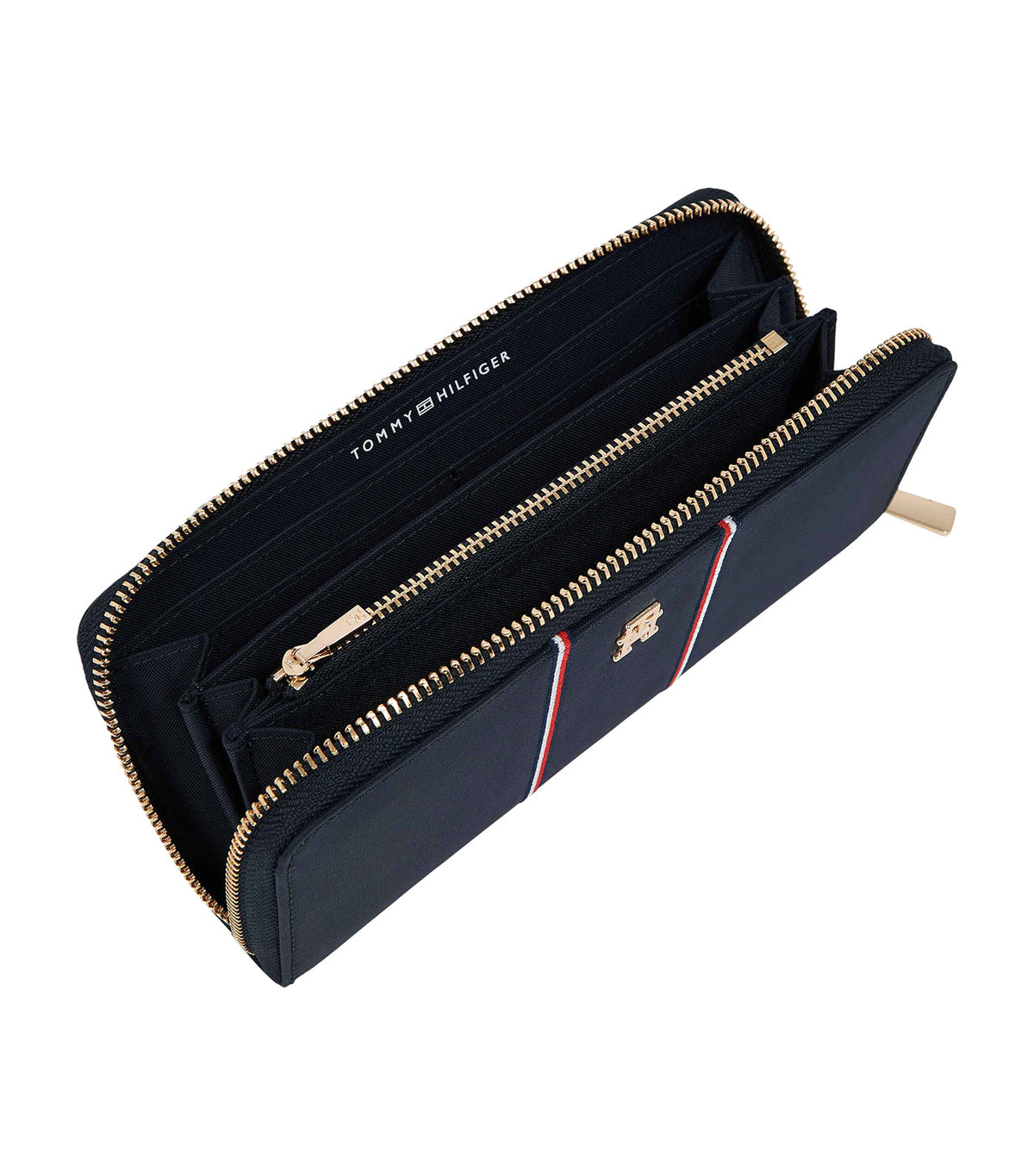 Women's Icon Large Zip Around Nylon Corporate Wallet Blue Corp