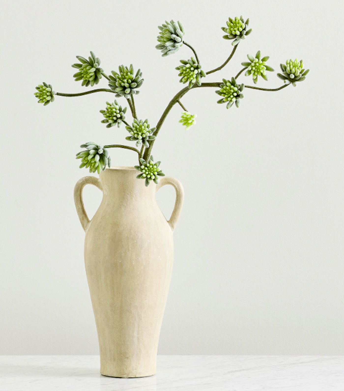 Faux Flowering Succulent Branch