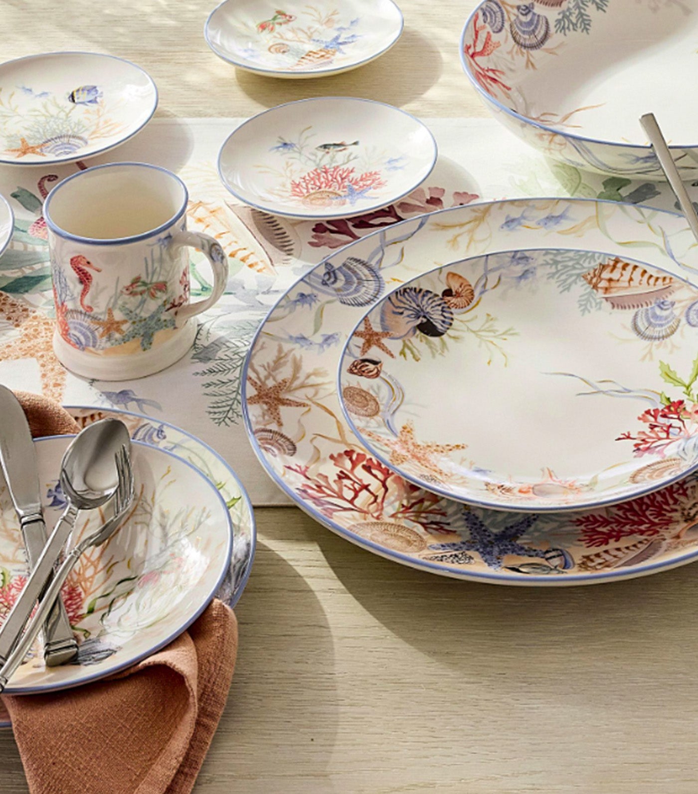 Enchanted Sea Stoneware Dinnerware Collection
