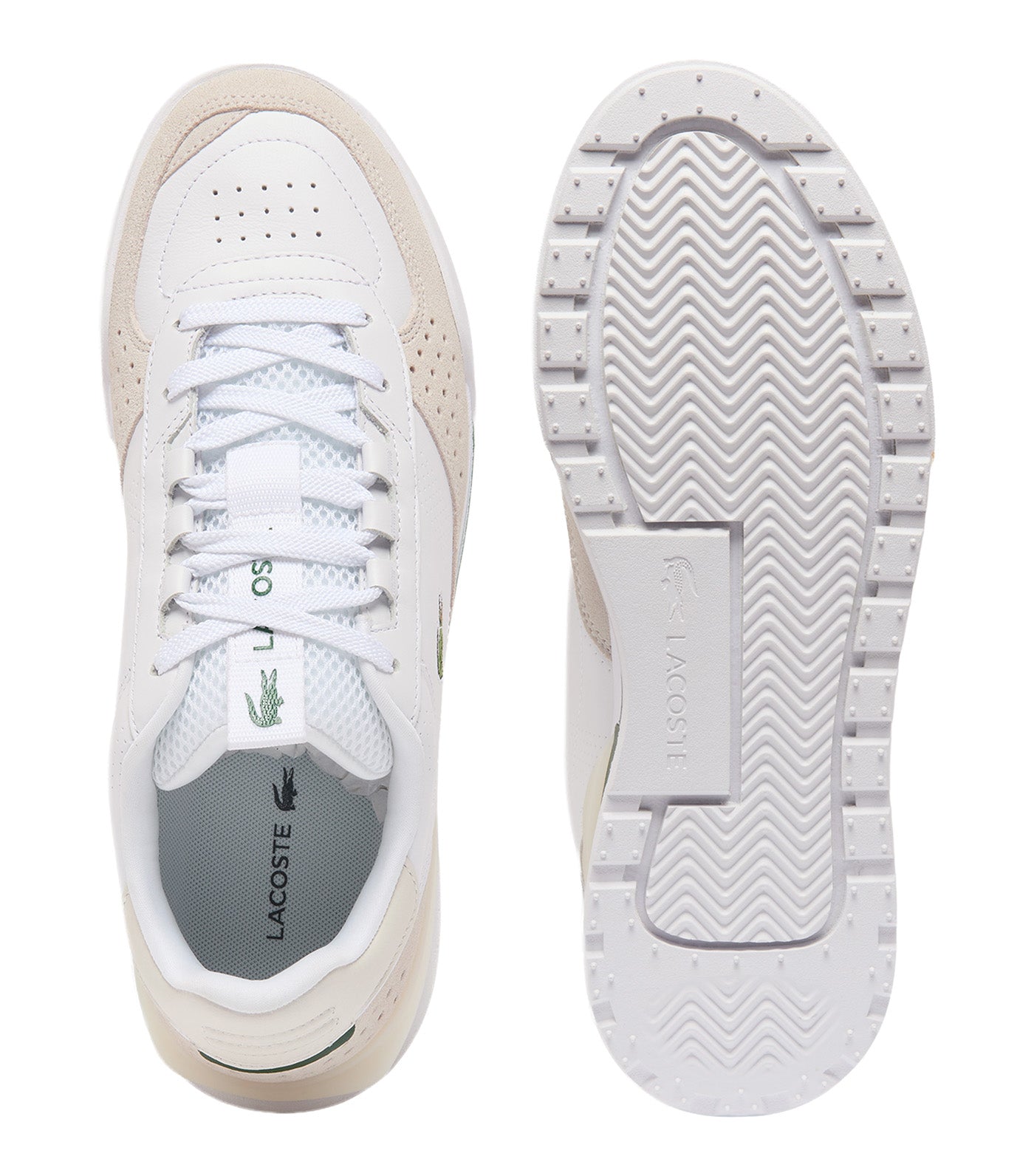Men’s Slam Break Leather Sneakers White/Off White