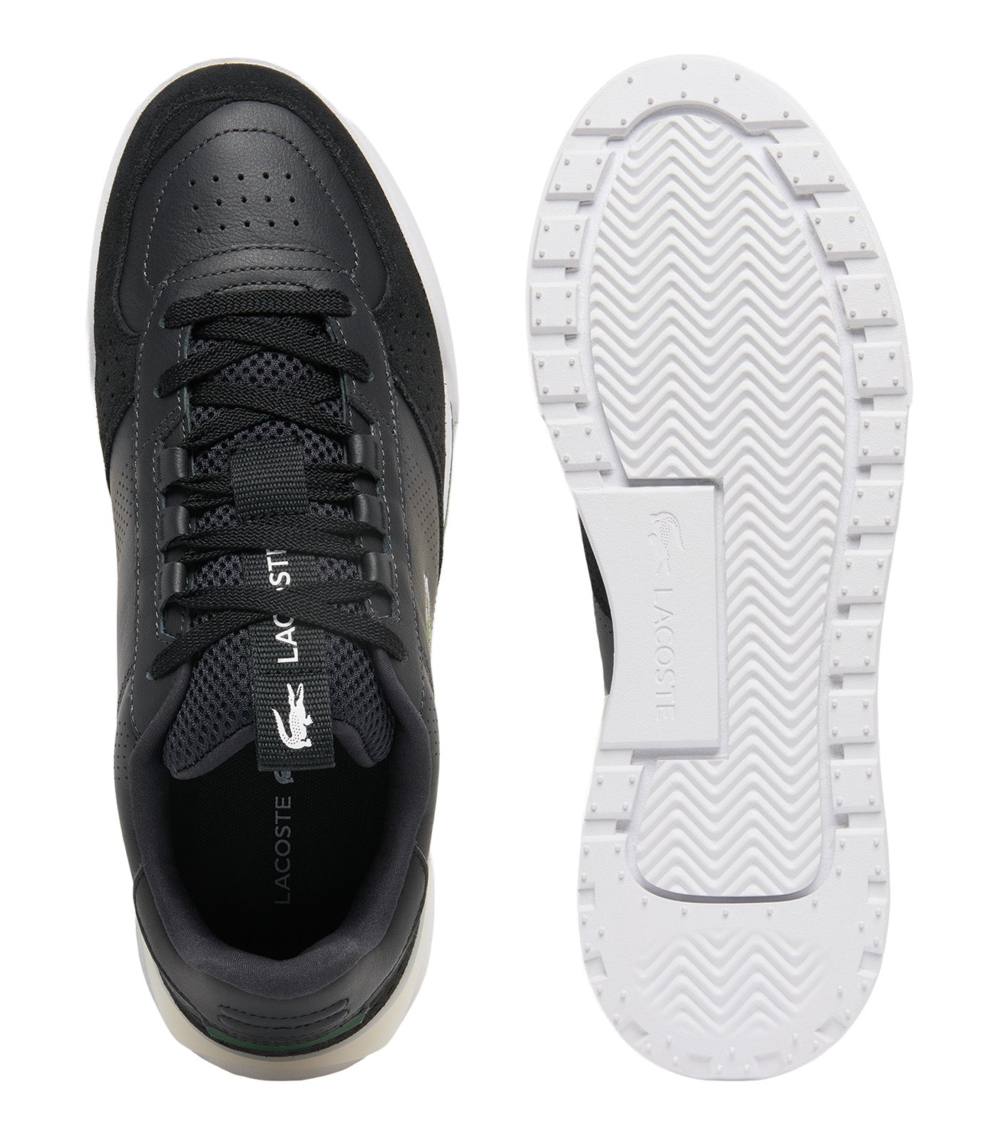 Men’s Slam Break Leather Sneakers Off Black/Off White