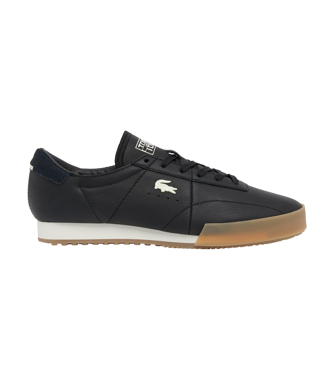 Men's Aura Leather Sneakers Black/Gum