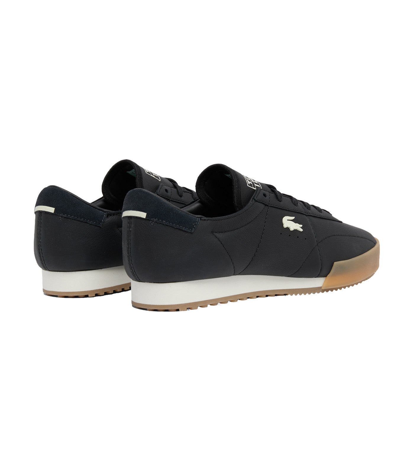 Men's Aura Leather Sneakers Black/Gum