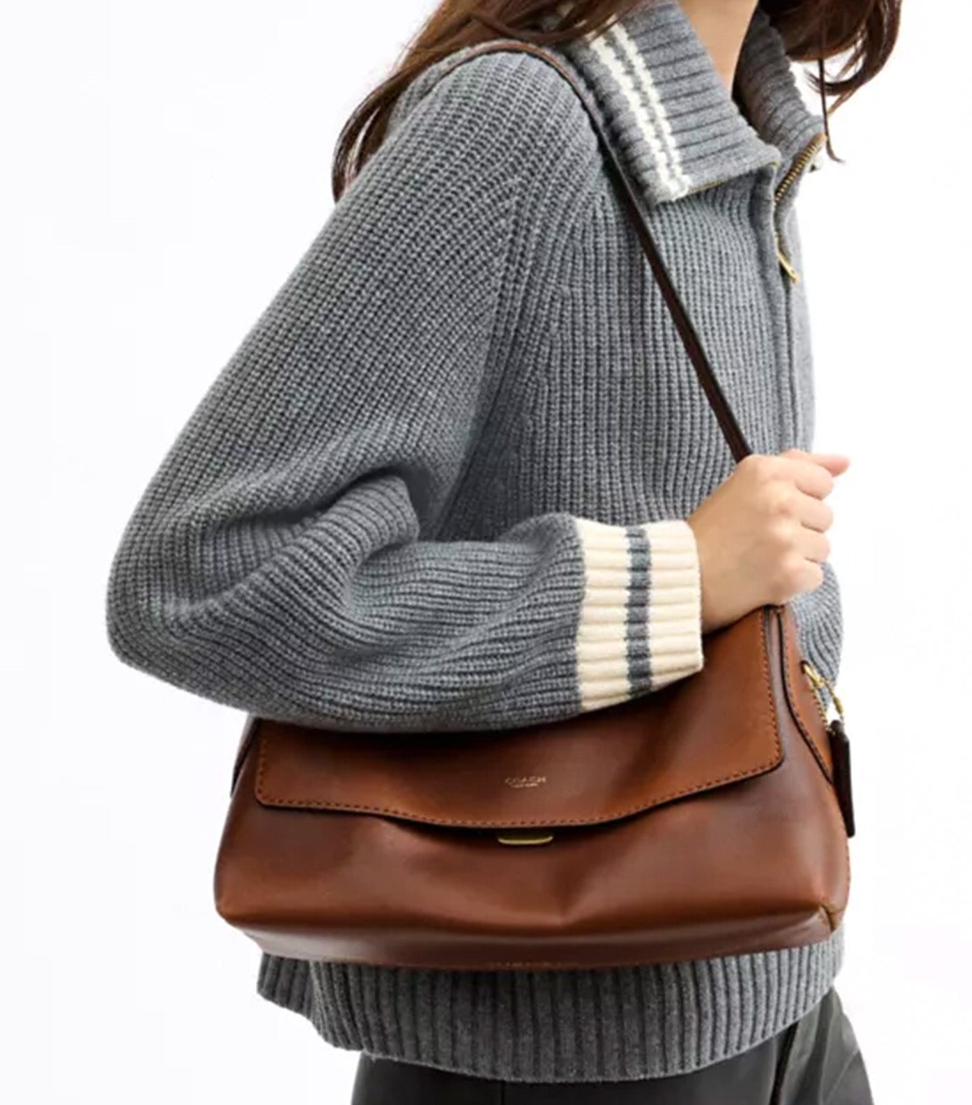 Chelsea Shoulder Bag 30 Brown