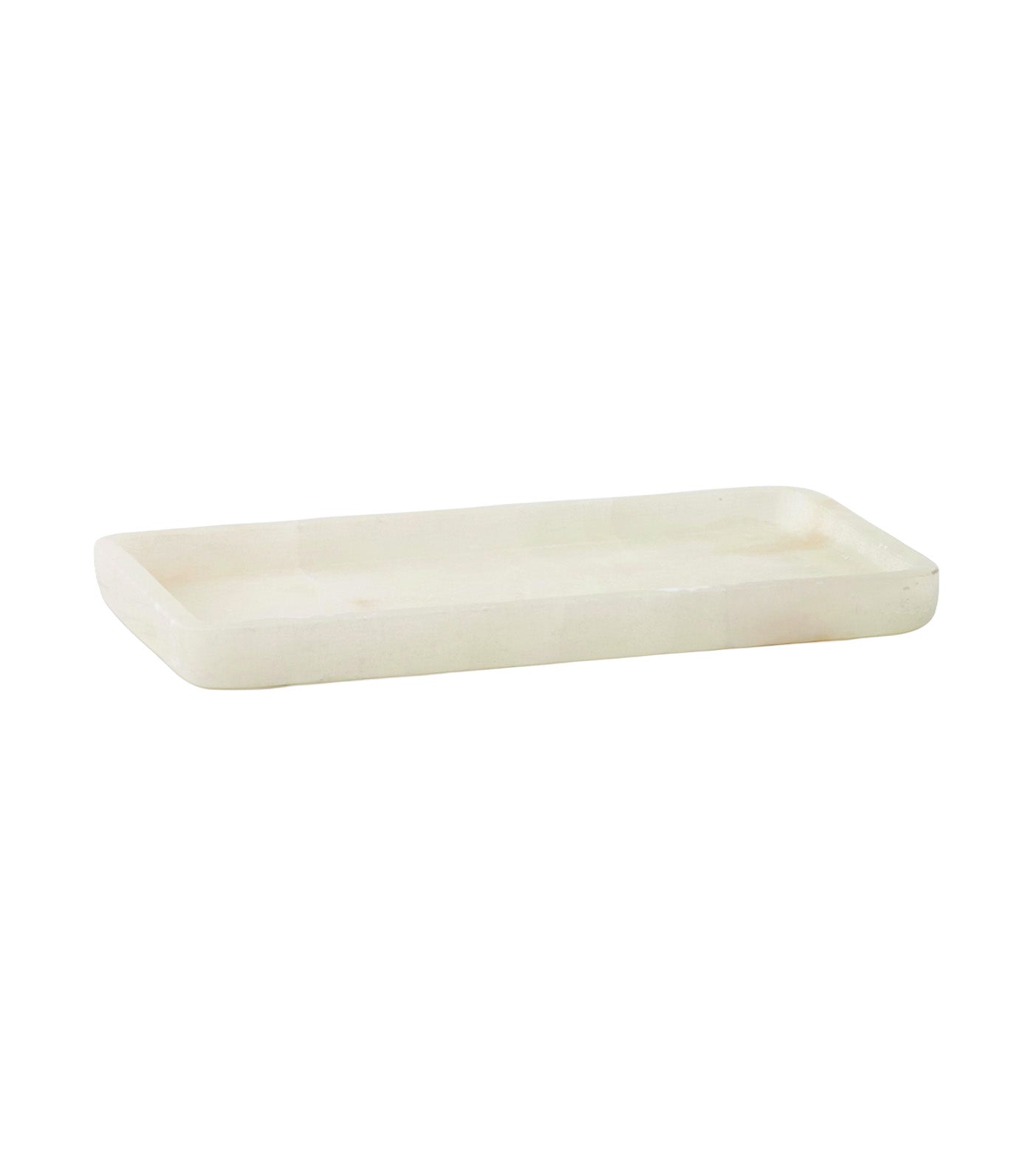 Alabaster Bathroom Accessories Tray White
