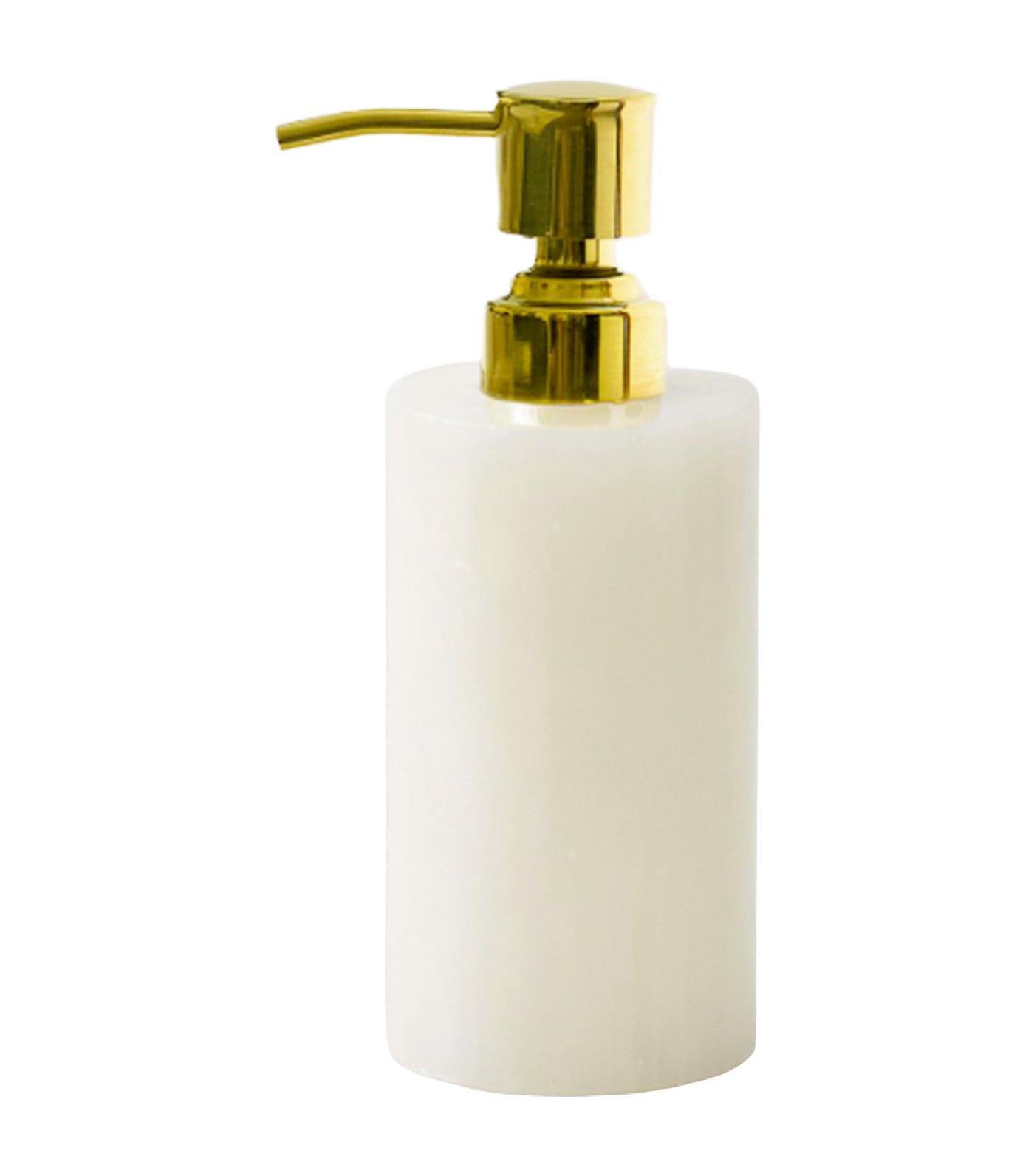 Alabaster Bathroom Accessories Soap Pump White