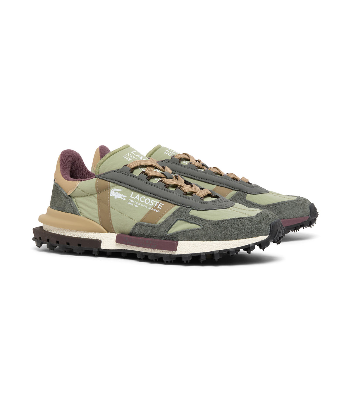 Men's Elite Active Sneakers Dark Gray/Light Khaki