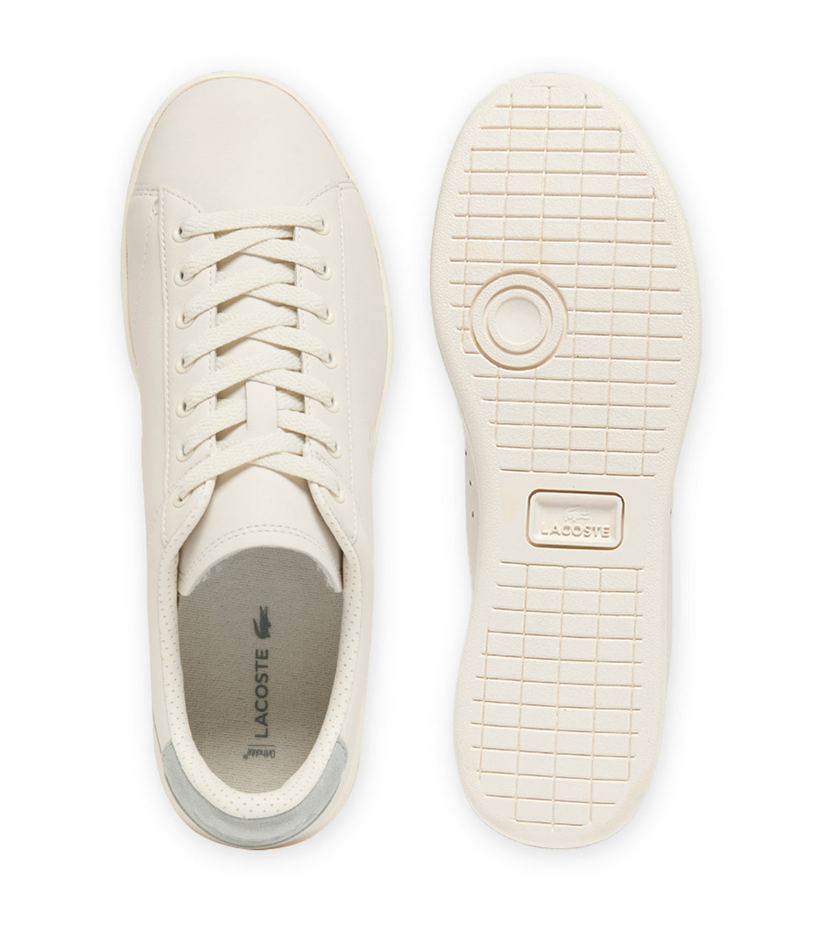 Men's Carnaby Set Leather Sneakers Off White/Light Gray