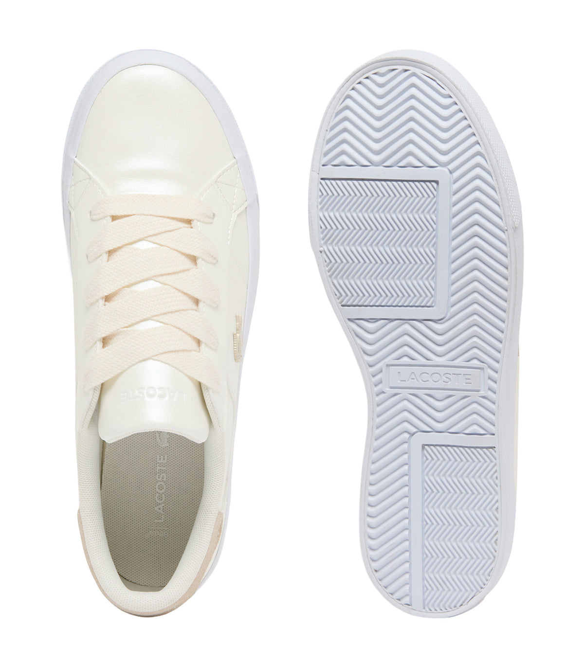 Ziane Platform Sneakers Off White/White