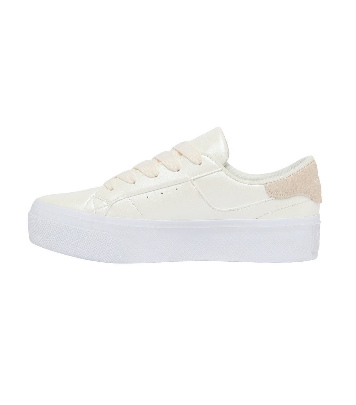 Ziane Platform Sneakers Off White/White