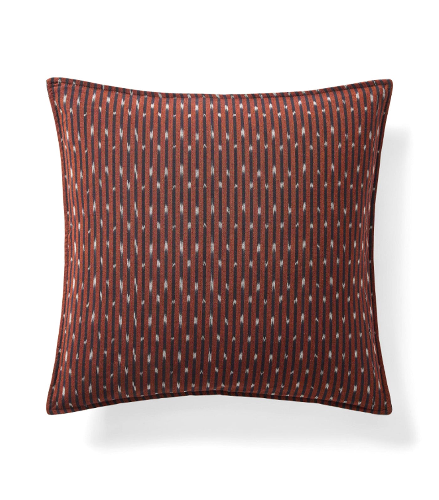 Ikat Dot Stripe Pillow Cover Dark Honey