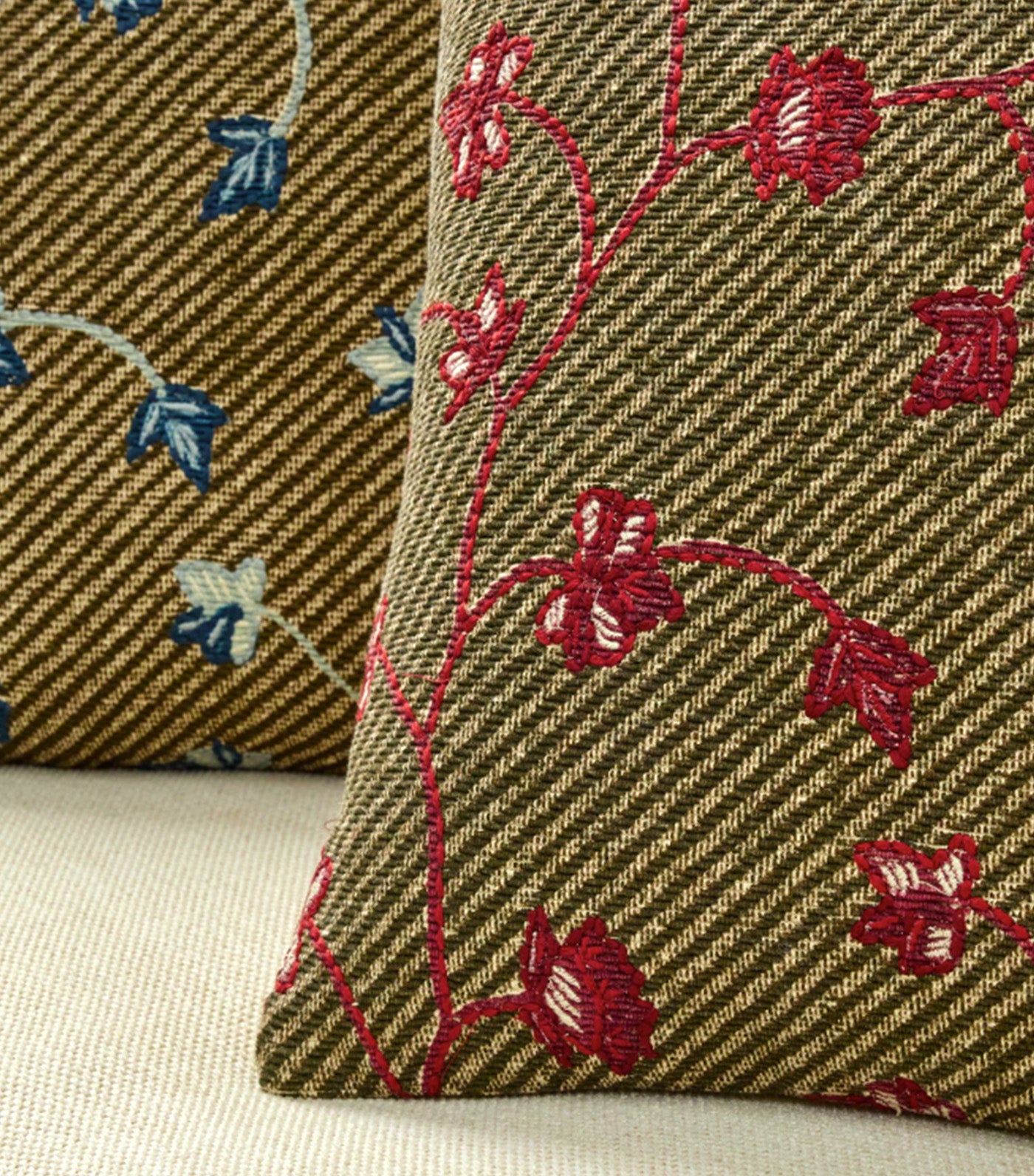 Palampore Twill Pillow Cover Brick