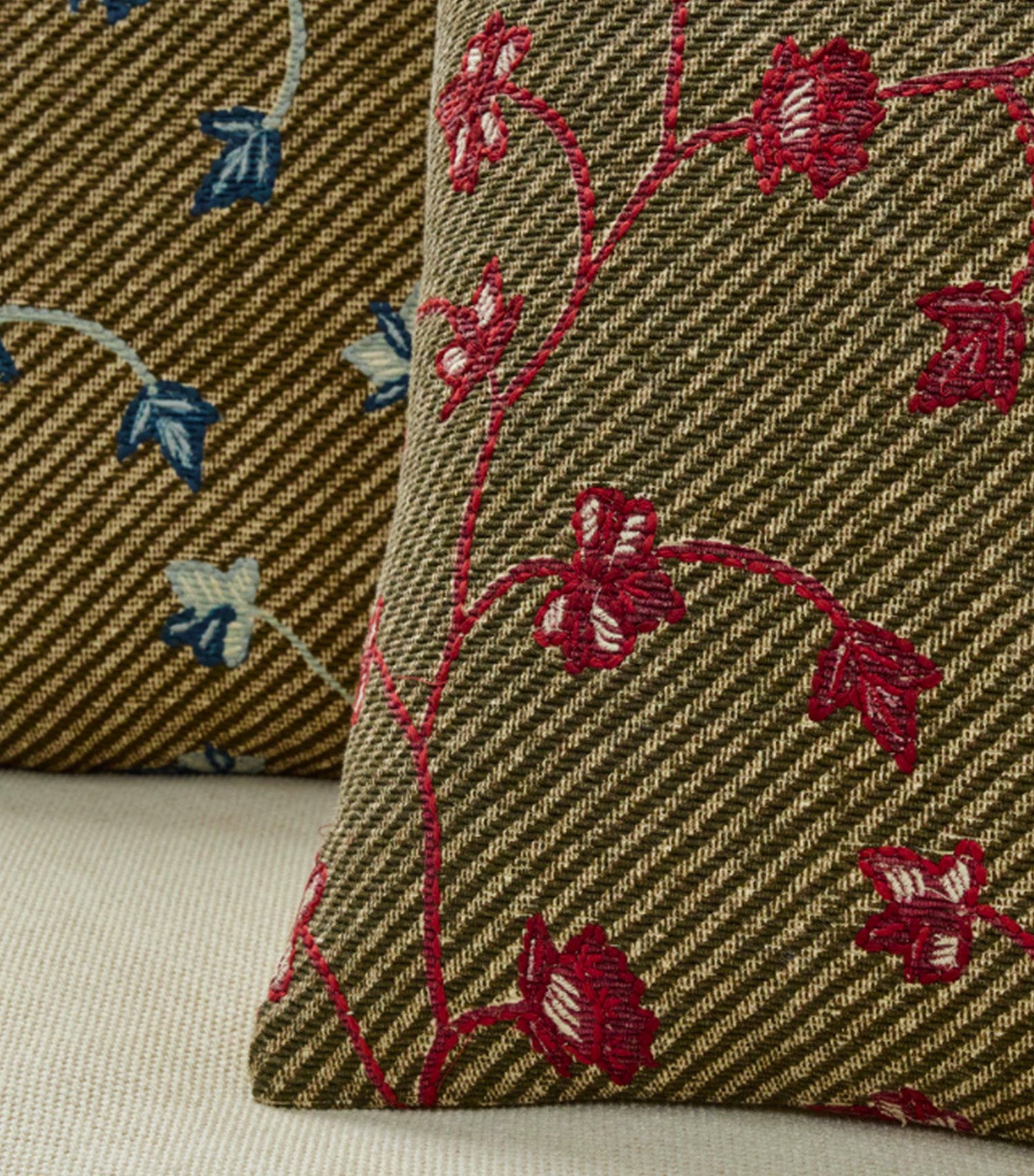 Palampore Twill Pillow Cover Mist