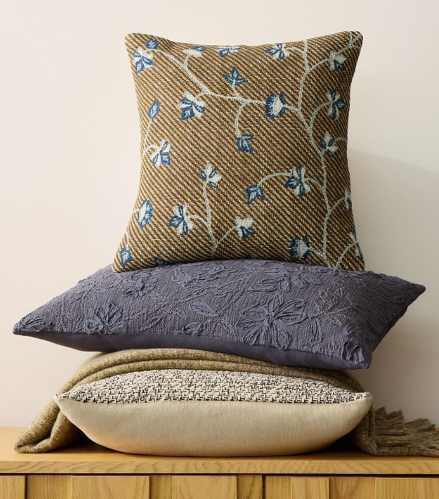 Palampore Twill Pillow Cover Mist