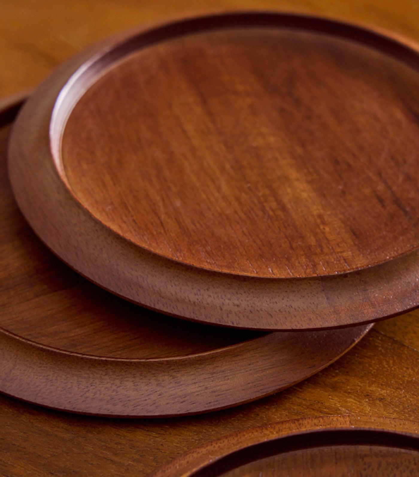 Bodin Wood Coaster Set Walnut