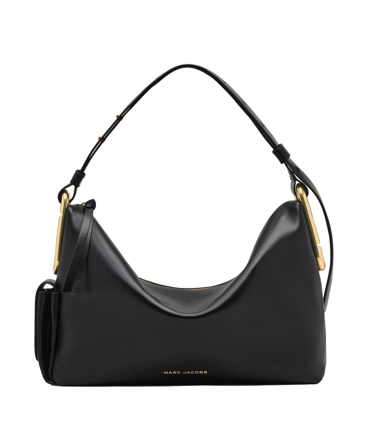 Juliette Leather Hobo Bag Black