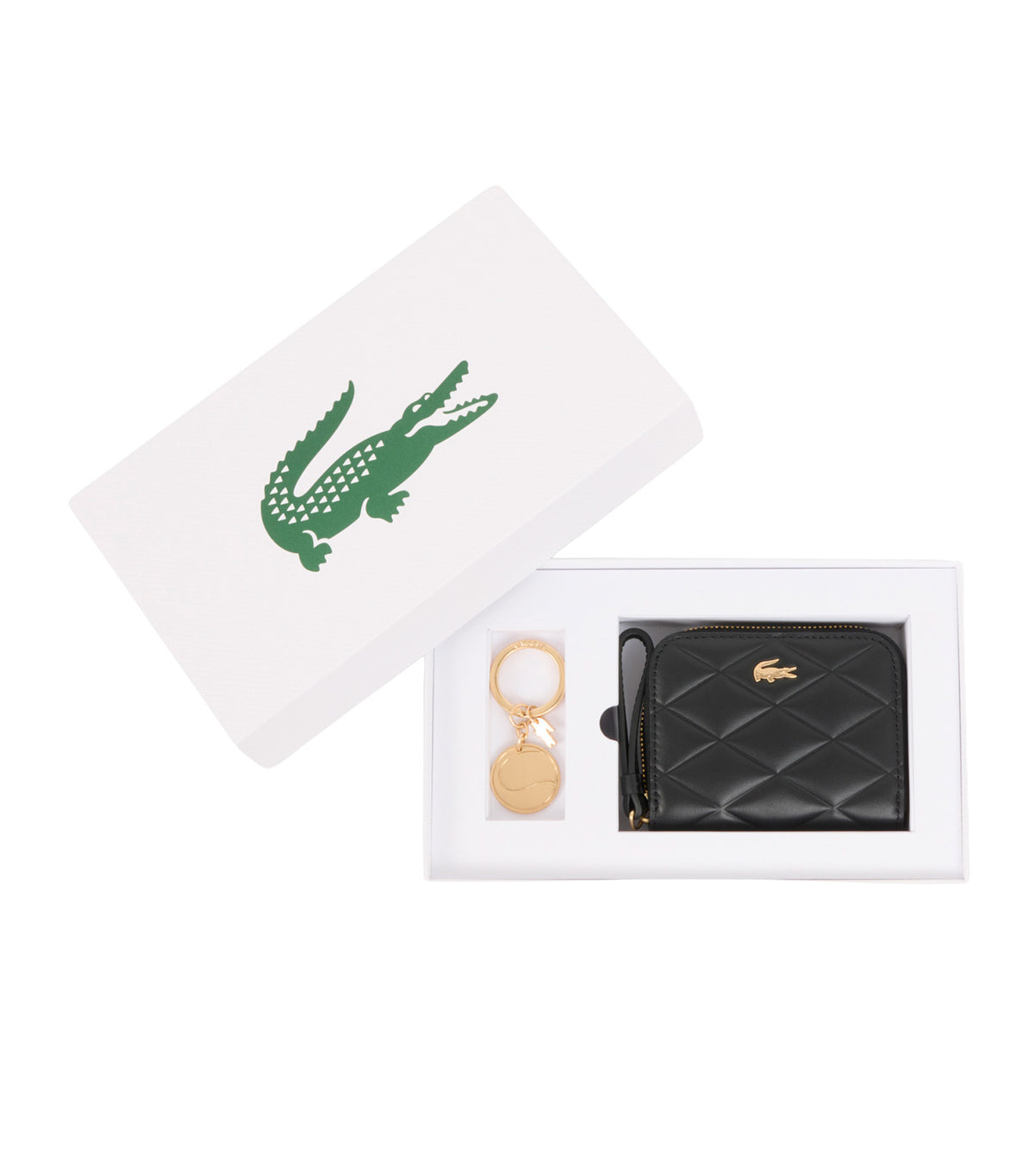 Crocodelle Mini Coin Purse and Keychain Gift Set Noir