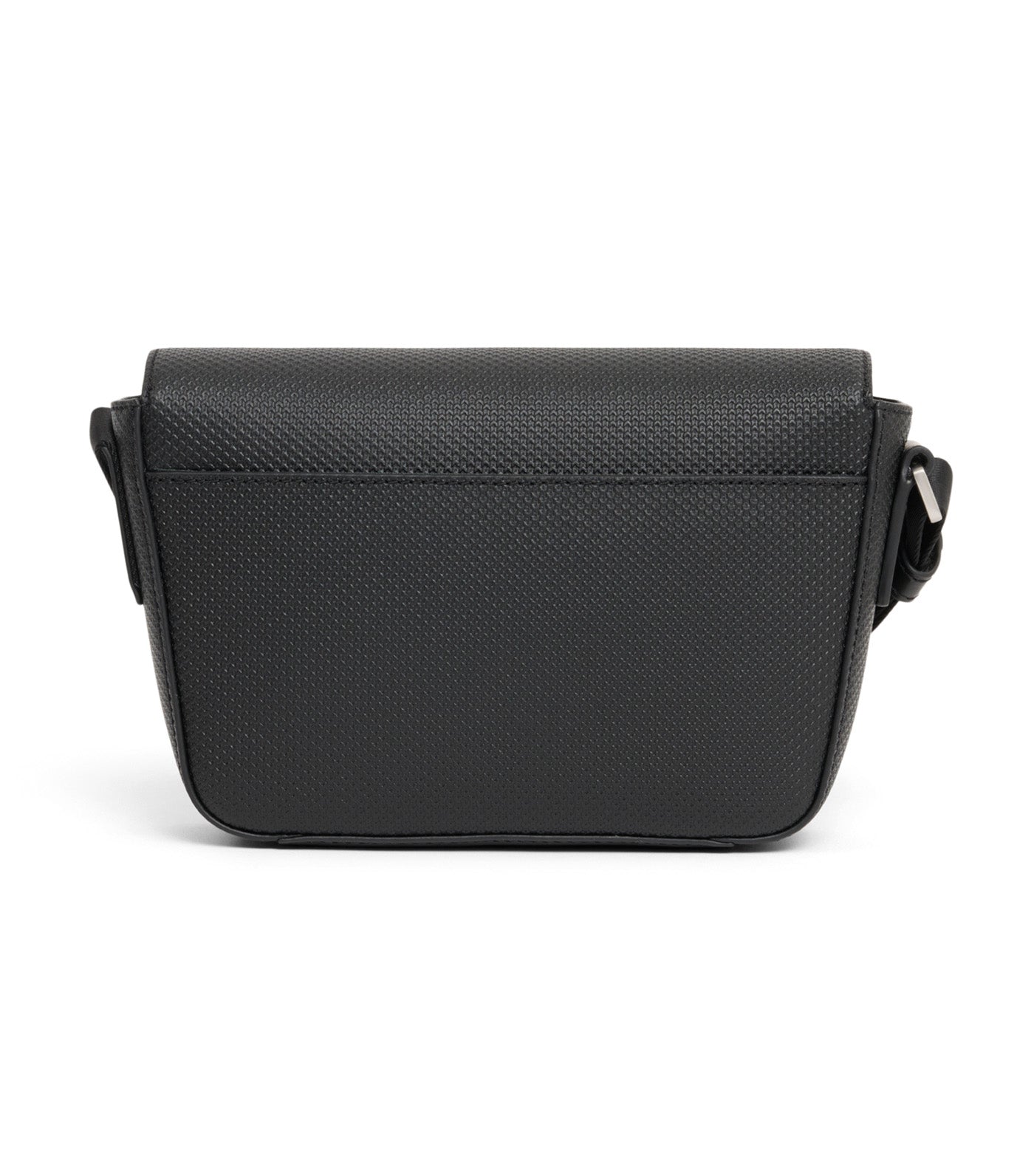 Mini Chantaco Leather Messenger Bag Noir