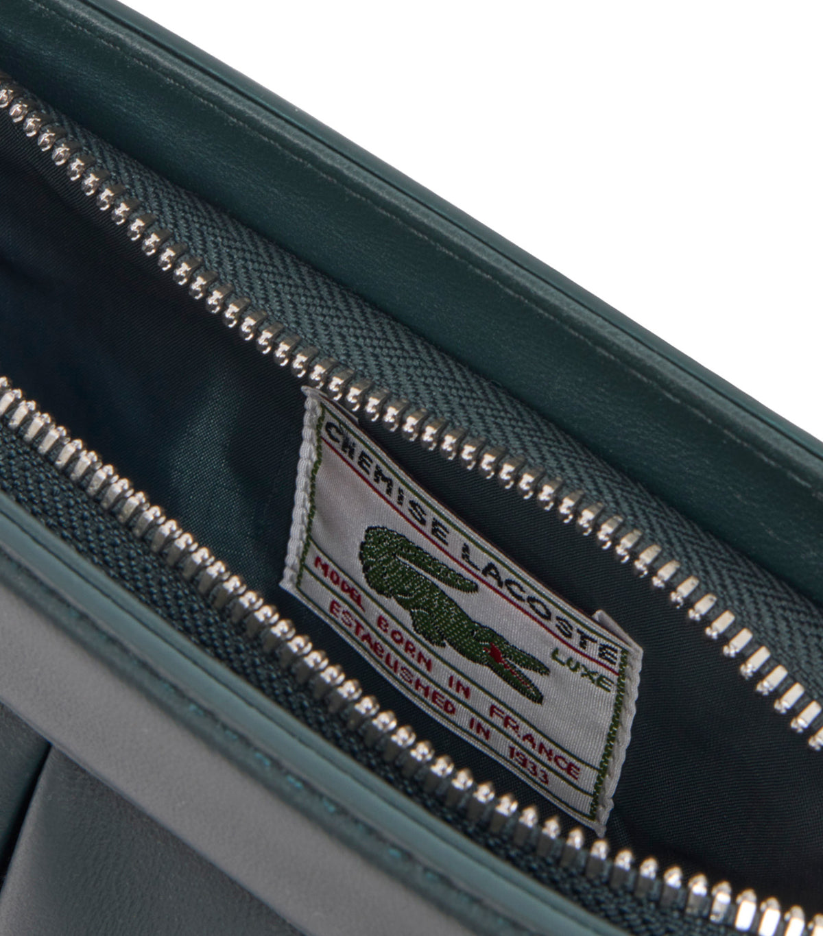 H Lenglen Leather Purse Green Gables