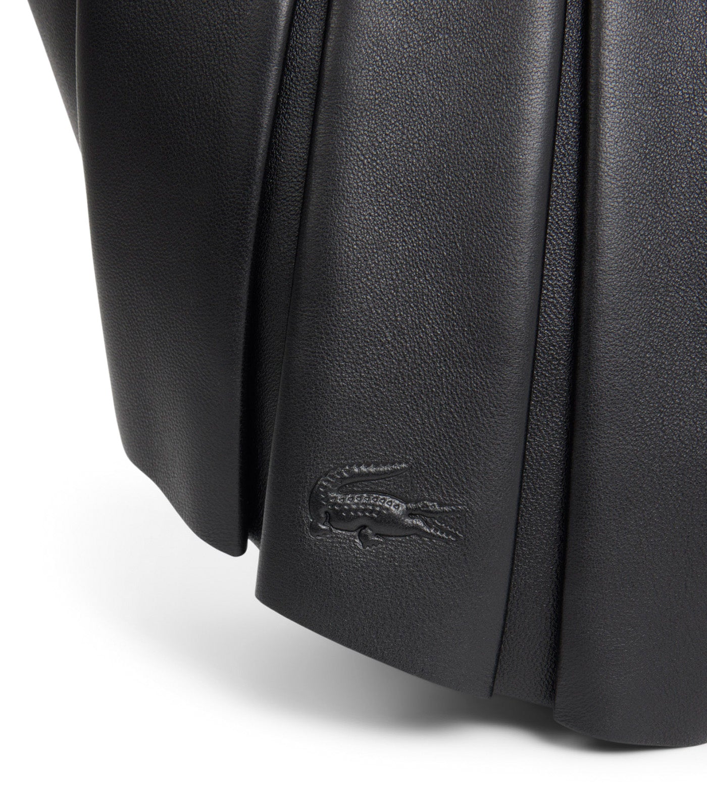 Medium Lenglen Leather Hobo Bag Noir