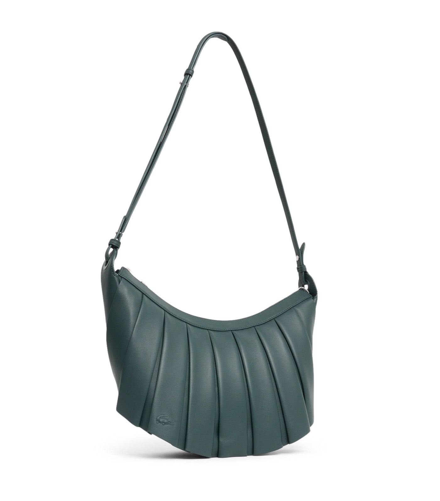Medium Lenglen Leather Hobo Bag Green Gables