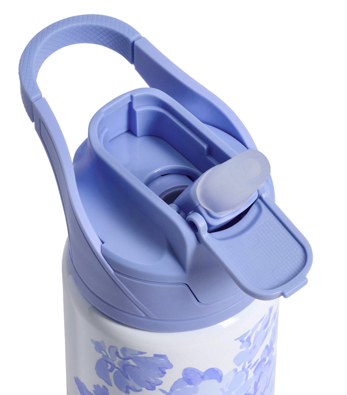 LoveShackFancy Blue Damask Floral Mackenzie Water Bottle Multi