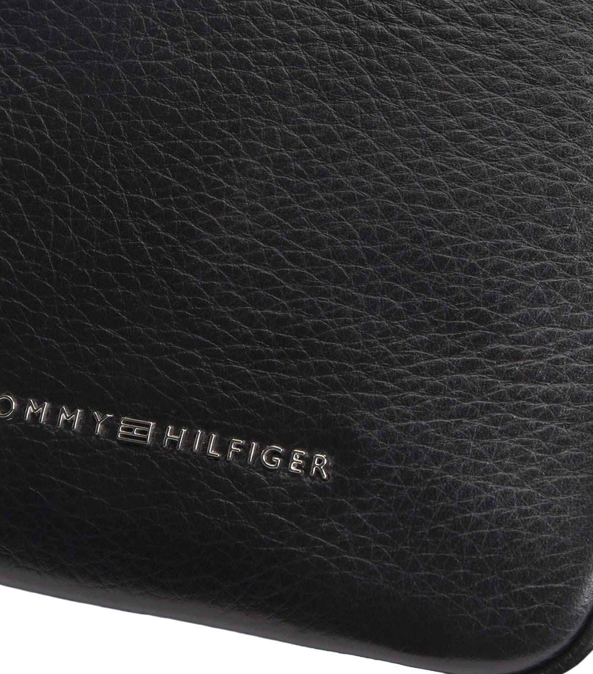 Men's Bus Leather Mini Reporter Bag Black