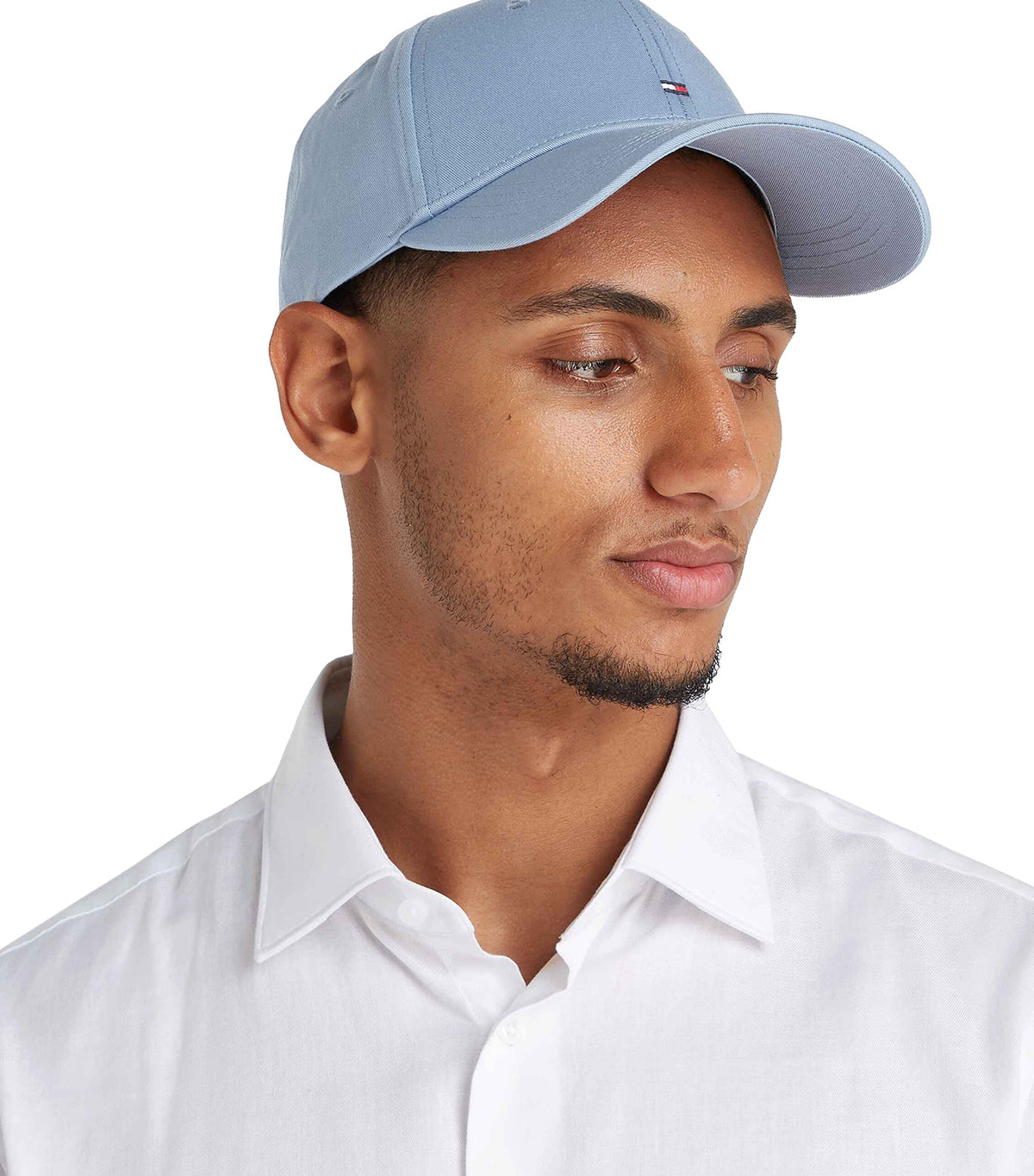 Men's Flag Cotton 6 Panel Cap Brisk Blue