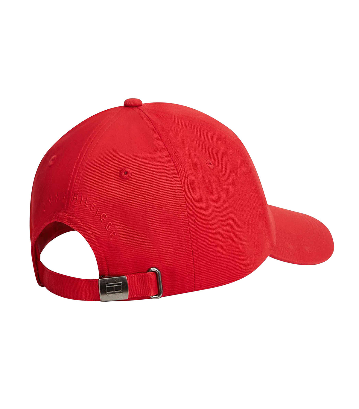Men's Flag Cotton 6 Panel Cap Apple Red