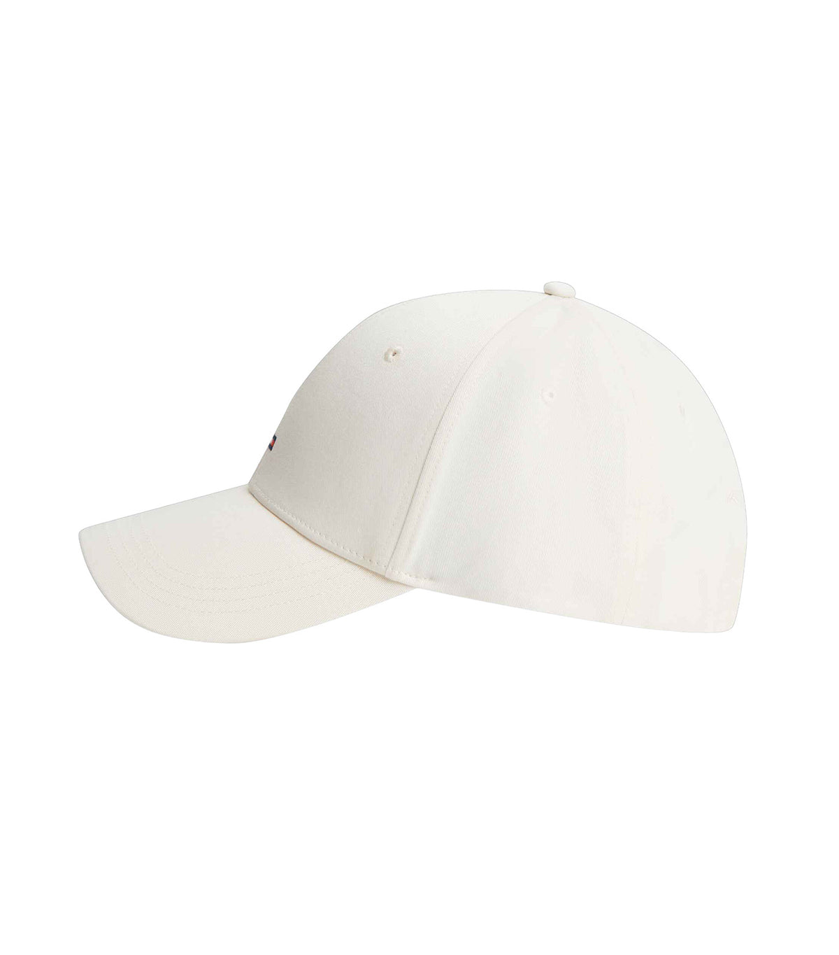 Men's Flag Cotton 6 Panel Cap Ivory Petal
