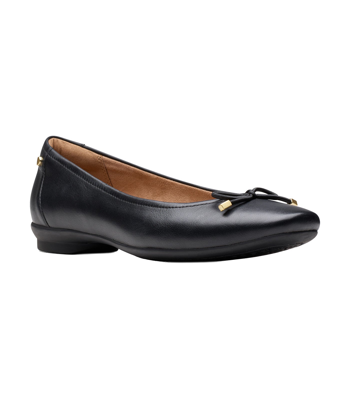 Candra Light Black Leather
